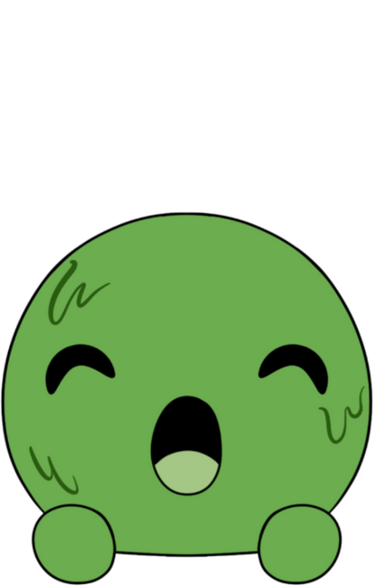 Surprised Slimecicle Stickie (6in)