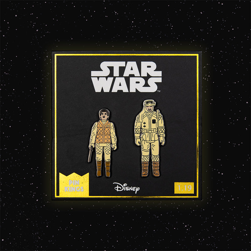 Pin's Star Wars Set 1.19 – Leia (Hoth Outfit) and Rebel Commander
