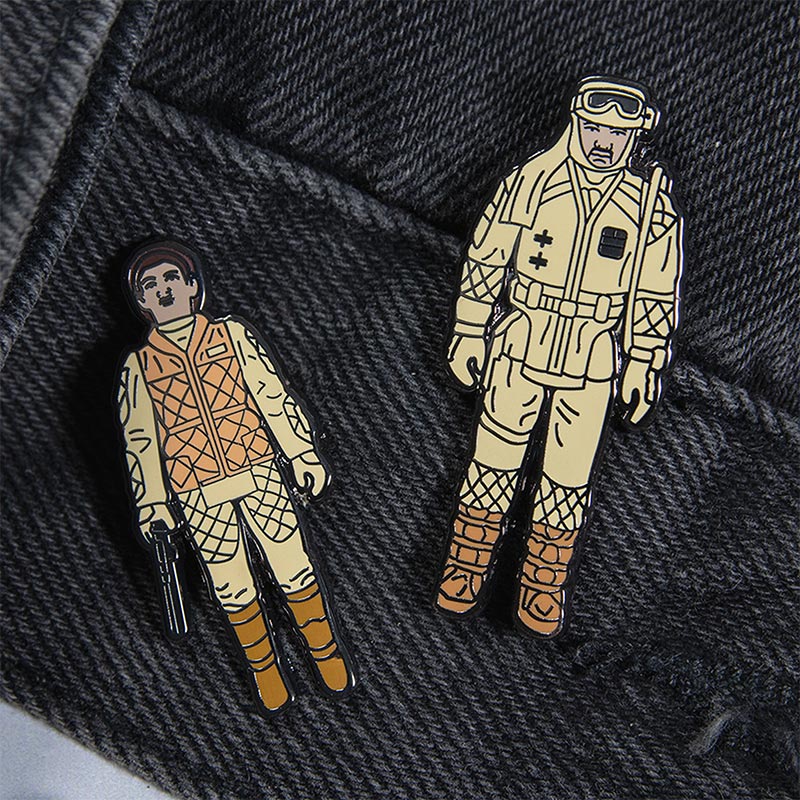 Pin's Star Wars Set 1.19 – Leia (Hoth Outfit) and Rebel Commander