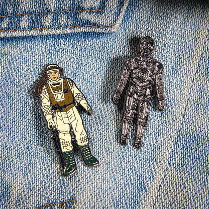 Pin's Star Wars Set 1.22 – C-3PO and Luke Skywalker (Hoth Battle Gear)