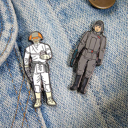 Pin's Star Wars Set 1.23 – AT-AT Commander and Cloud Car Pilot