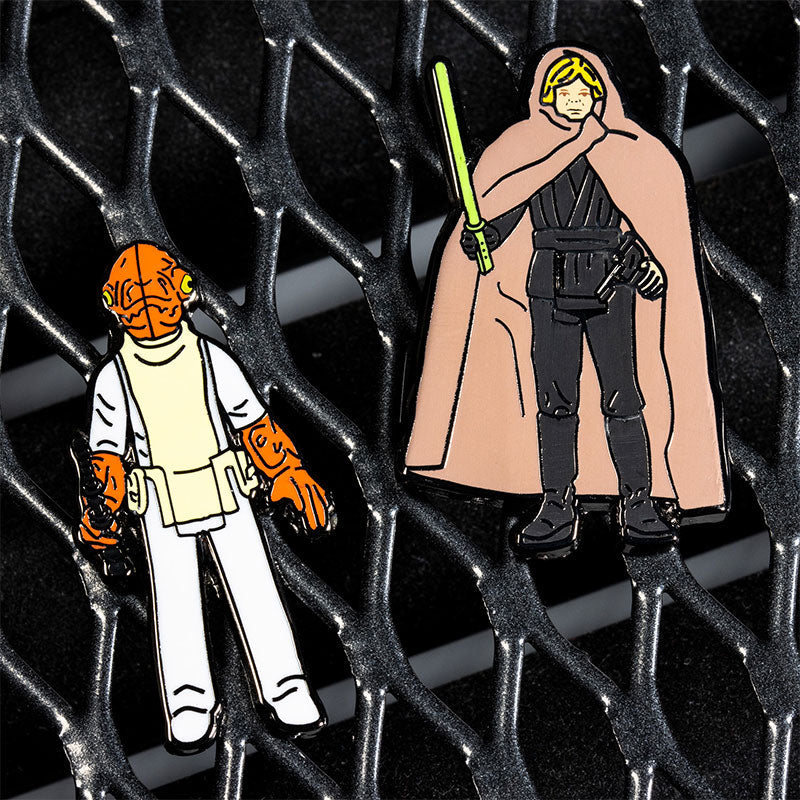 Pin's Star Wars Set 1.26 – Admiral Ackbar and Luke Skywalker (Jedi Knight Outfit)