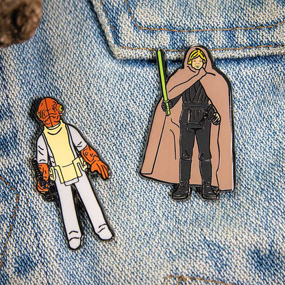 Pin's Star Wars Set 1.26 – Admiral Ackbar and Luke Skywalker (Jedi Knight Outfit)