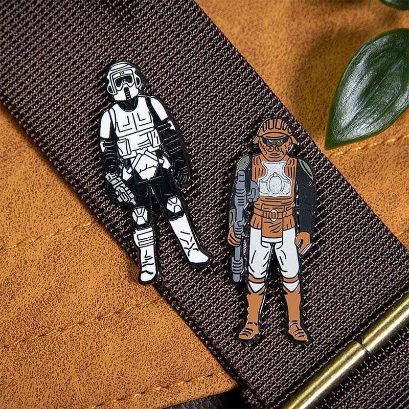 Pin's Star Wars Set 1.33 – Biker Scout and Lando Calrissian (Skiff Guard Disguise)