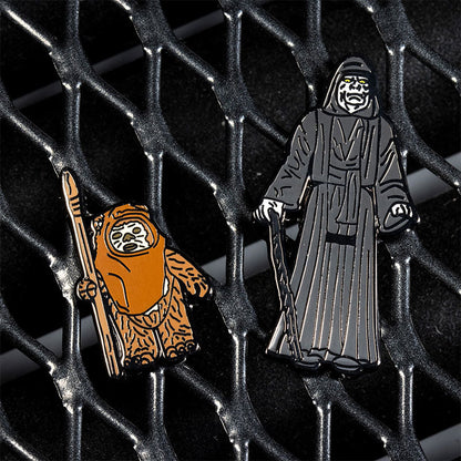 Pin's Star Wars Set 1.36 – Wicket W. Warrick and The Emperor