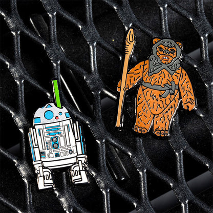 Pin's Star Wars Set 1.42 – R2-D2 (with pop-up Lightsaber) and Romba