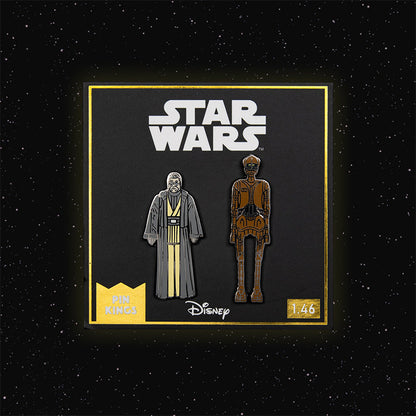Pin's Star Wars Set 1.46 – Old Anakin Skywalker and EV-9D9