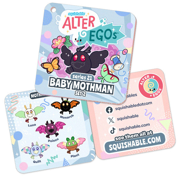 Peluche Alter Egos Squishable – Mothman Matelassé