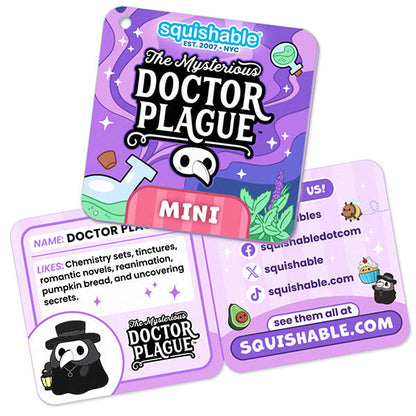 Mini Peluche Squishable – Docteur de la Peste Bonbon