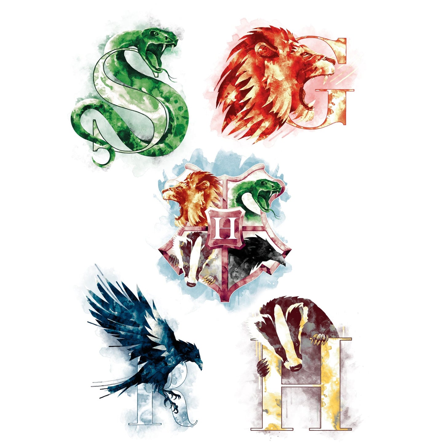Tatouages temporaires Harry Potter (35 tatouages)