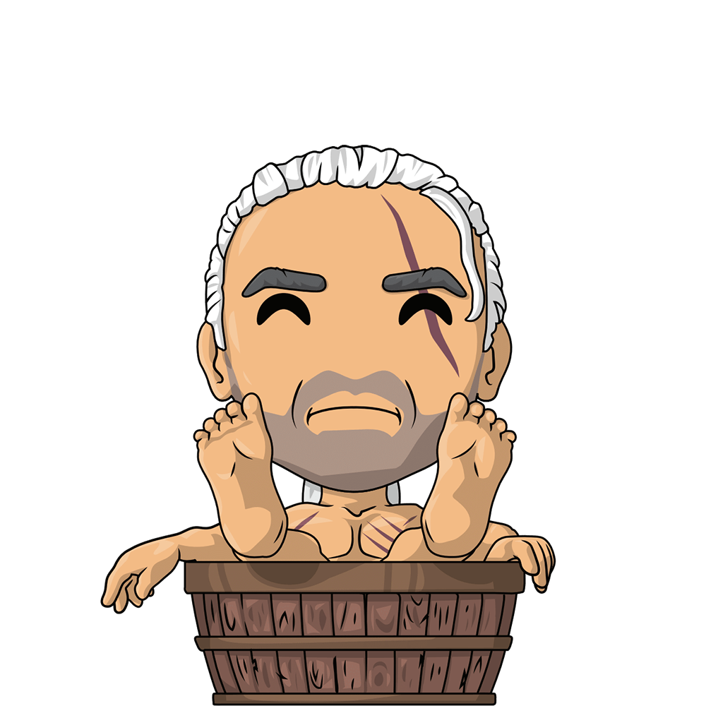Bathtub Geralt