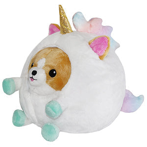 Peluche Undercover Squishable – Corgi en Licorne