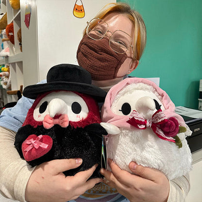 Peluche Mini Squishable – Duo Saint-Valentin Docteur & Infirmière de la Peste