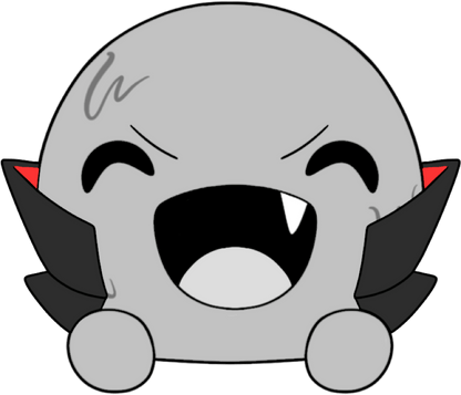 Vampire Slimecicle Stickie (6in)