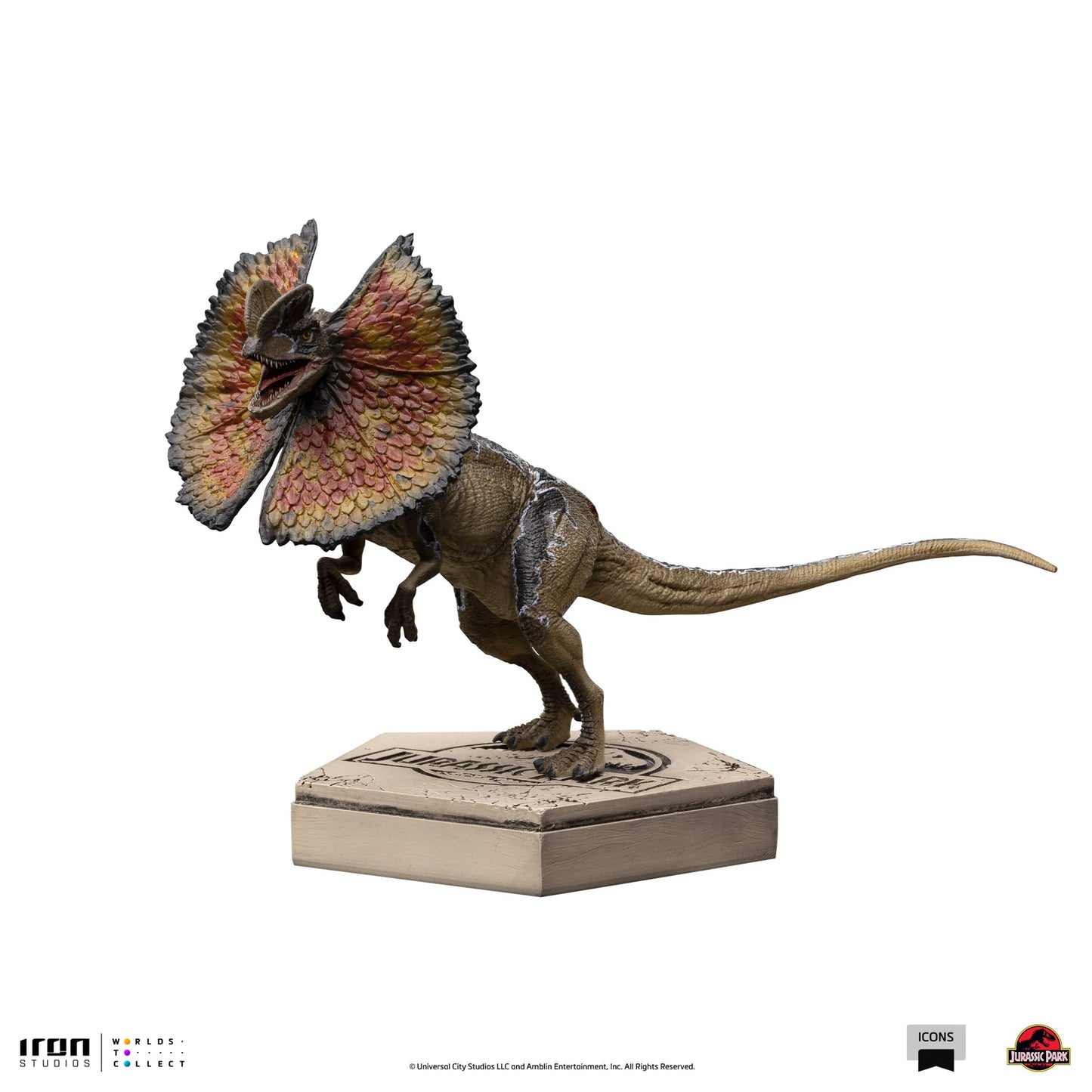 Statue Dilophosaurus - Jurassic Park - Icons - Jurassic World
