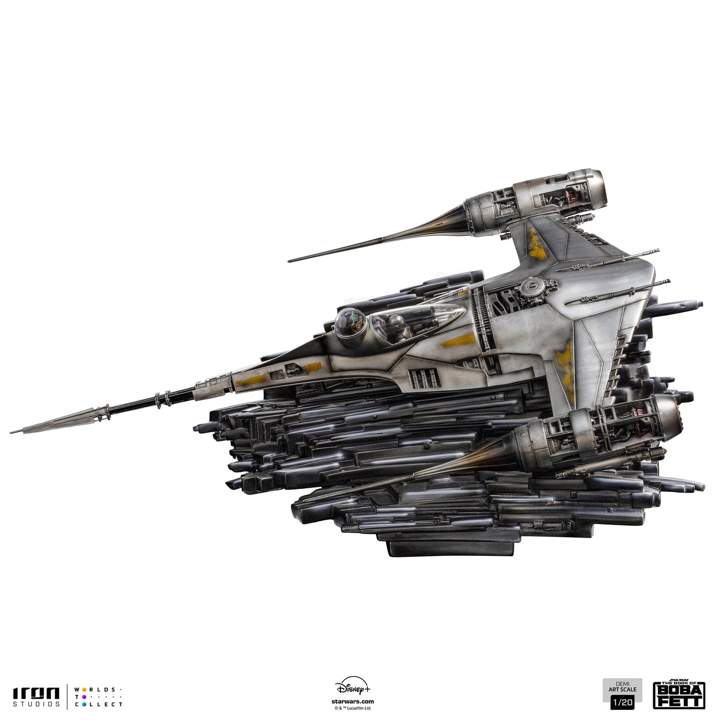 Statue Mando's N-1 Starfighter - Star Wars: The Book of Boba Fett - Demi Art Scale 1/20 - The Mandalorian