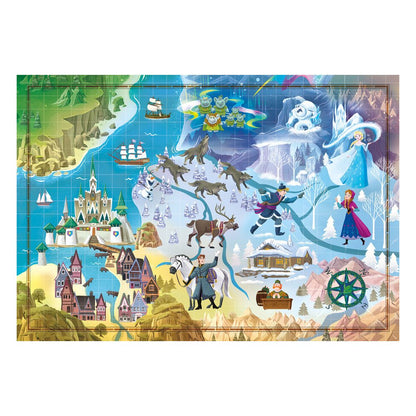 Puzzle Disney Story Maps - La Reine de Neiges