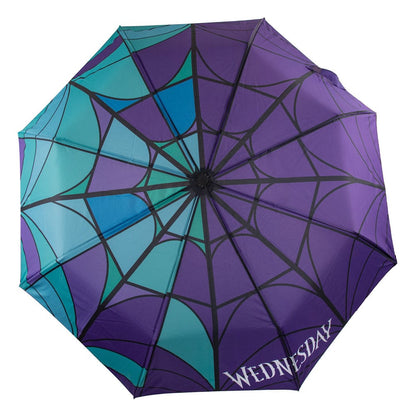 Wednesday Folding Umbrella - Stained Glass