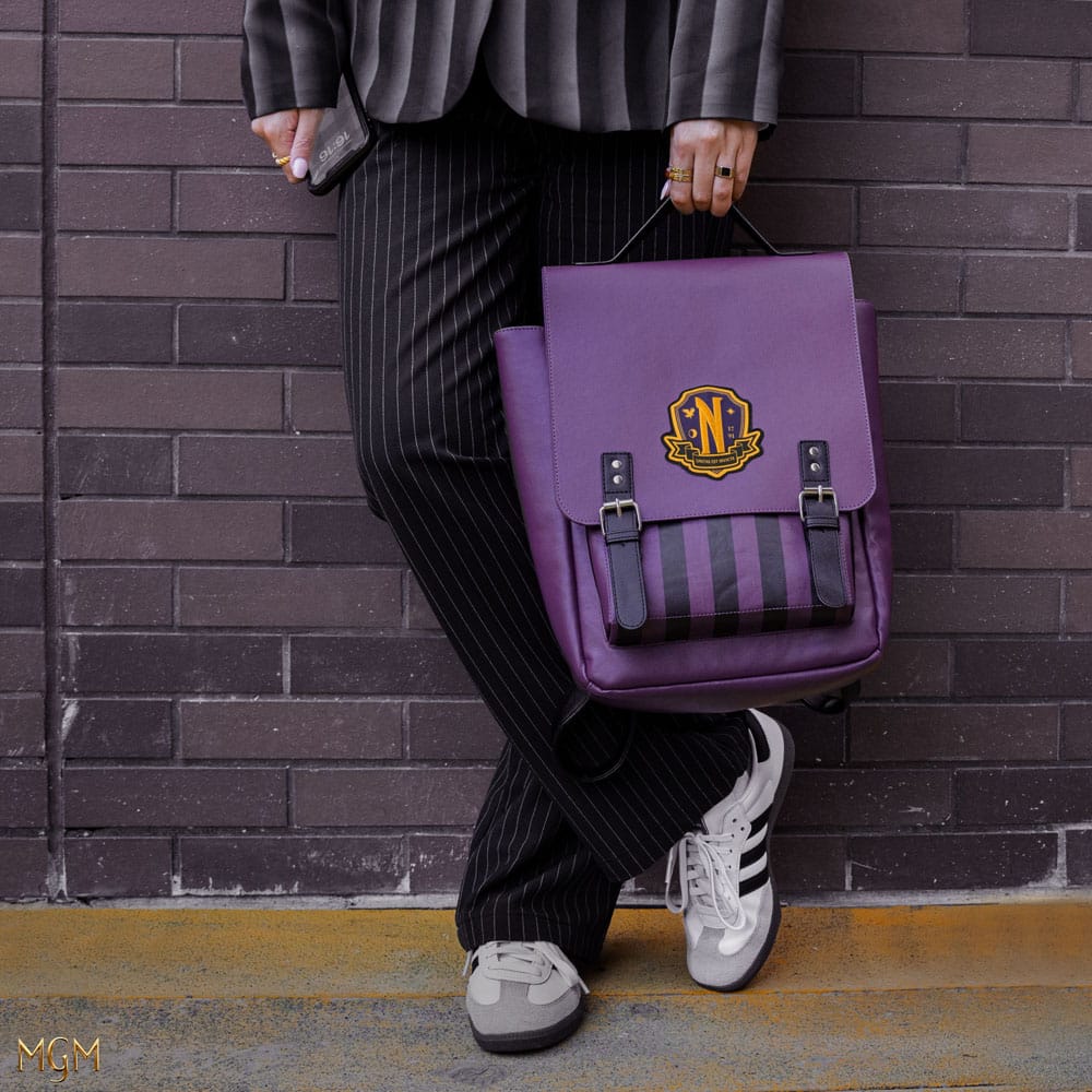 Wednesday Backpack - Nevermore Academy Purple