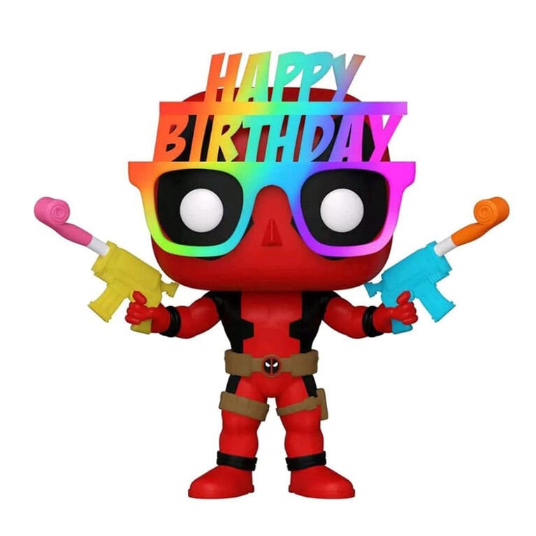 Deadpool avec Lunettes d'Anniversaire - PRECOMMANDE*