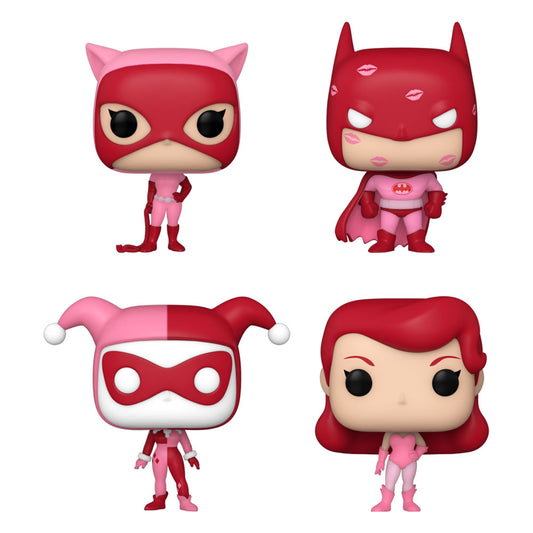 Pocket Pop! 4 Pack- DC Comics Valentine's Day 