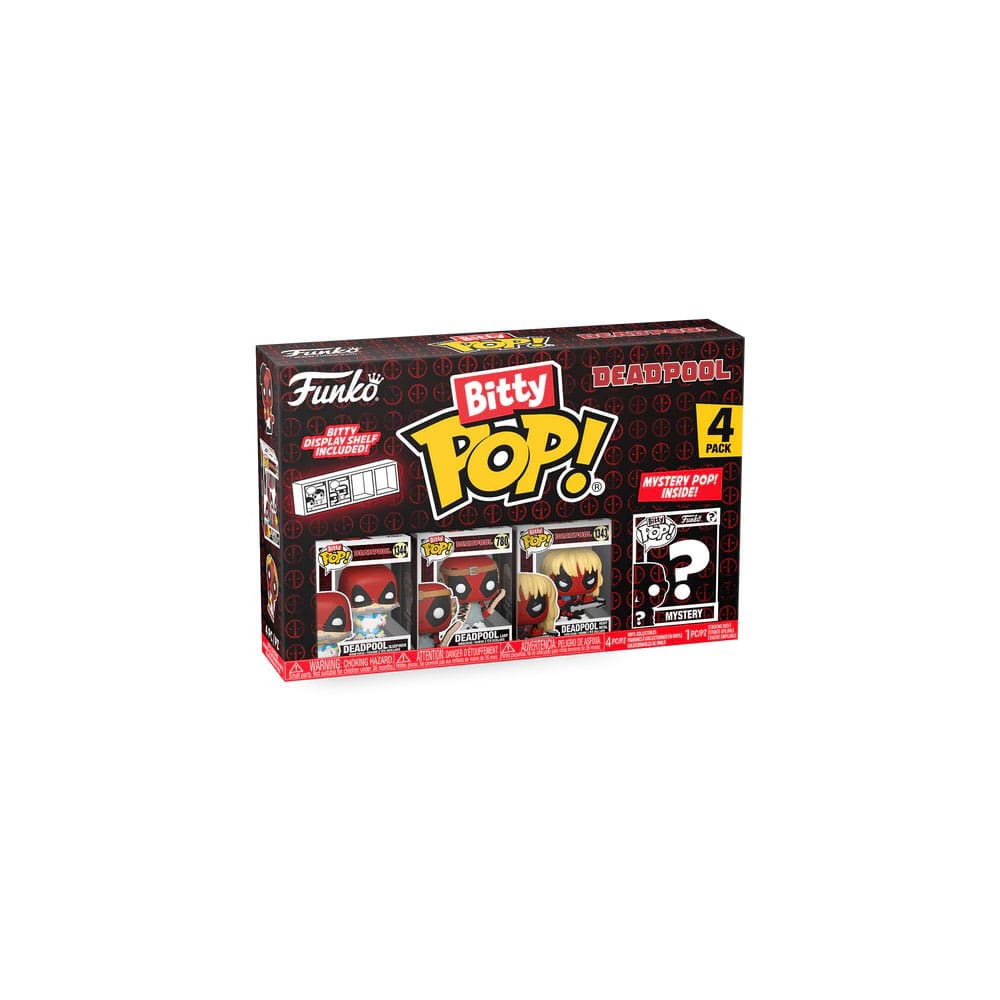 Bitty Pop! Deadpool 4-Pack Series 4