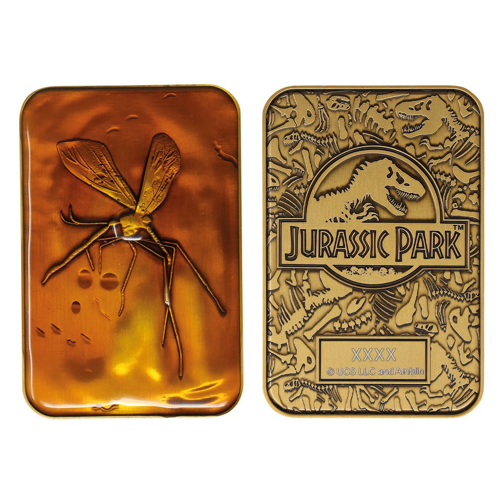 Lingot en métal Collector Jurassic Park - Mosquito in Amber