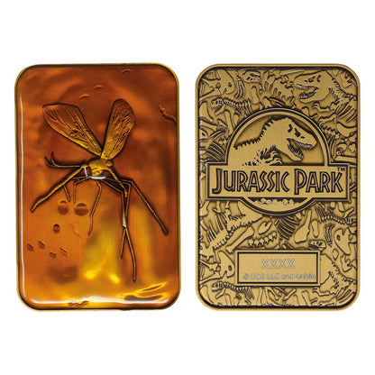 Lingot en métal Collector Jurassic Park - Mosquito in Amber