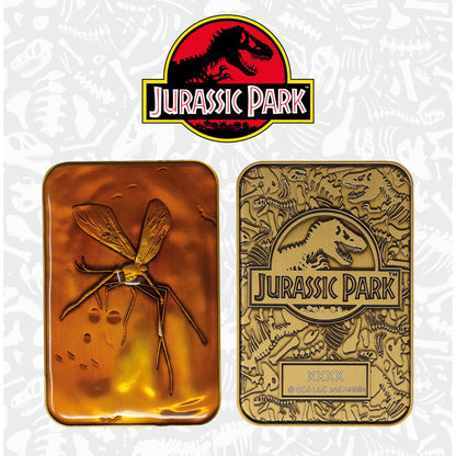 Lingot en métal Collector Jurassic Park - Mosquito in Amber