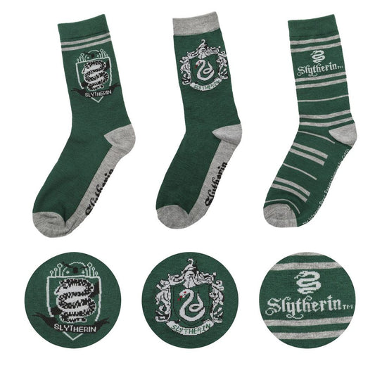 Harry Potter 3-Pack Socks - Slytherin 