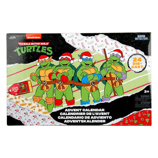 Calendrier de l'Avent Nano  Metalfigs Tortues Ninja - Holiday