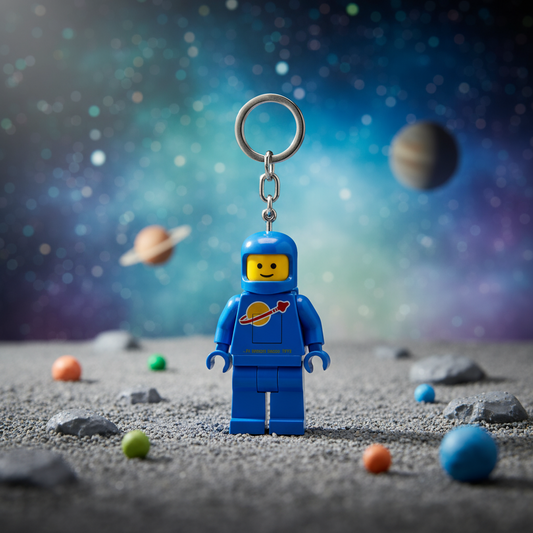 Porte-clés lumineux LEGO - Astronaute Bleu