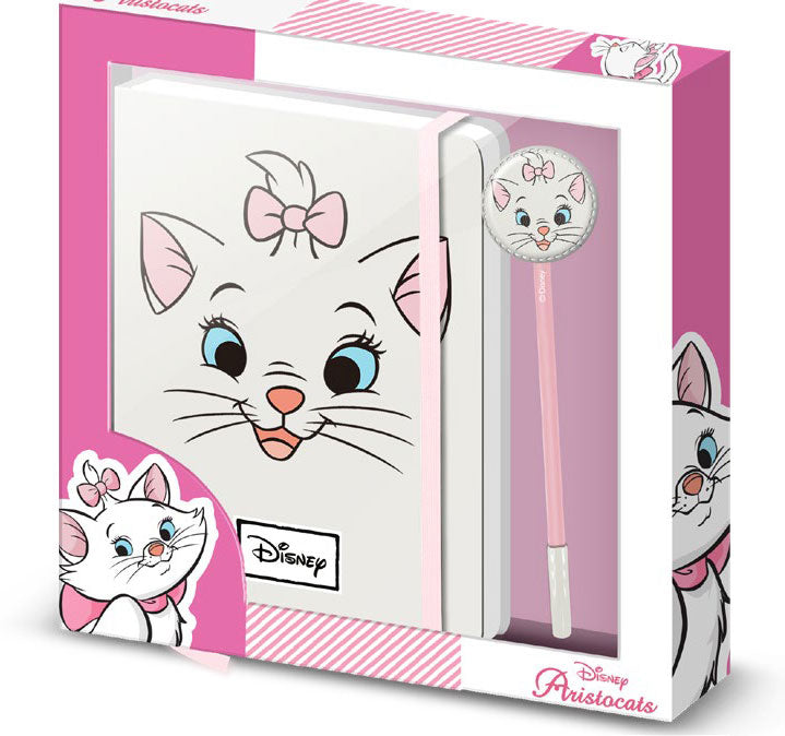 The Aristocats notebook with pen - Marie 