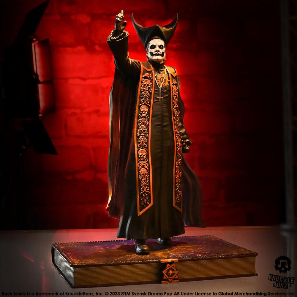 Papa Emeritus IV Statuette (Black Robes) - Rock Iconz 