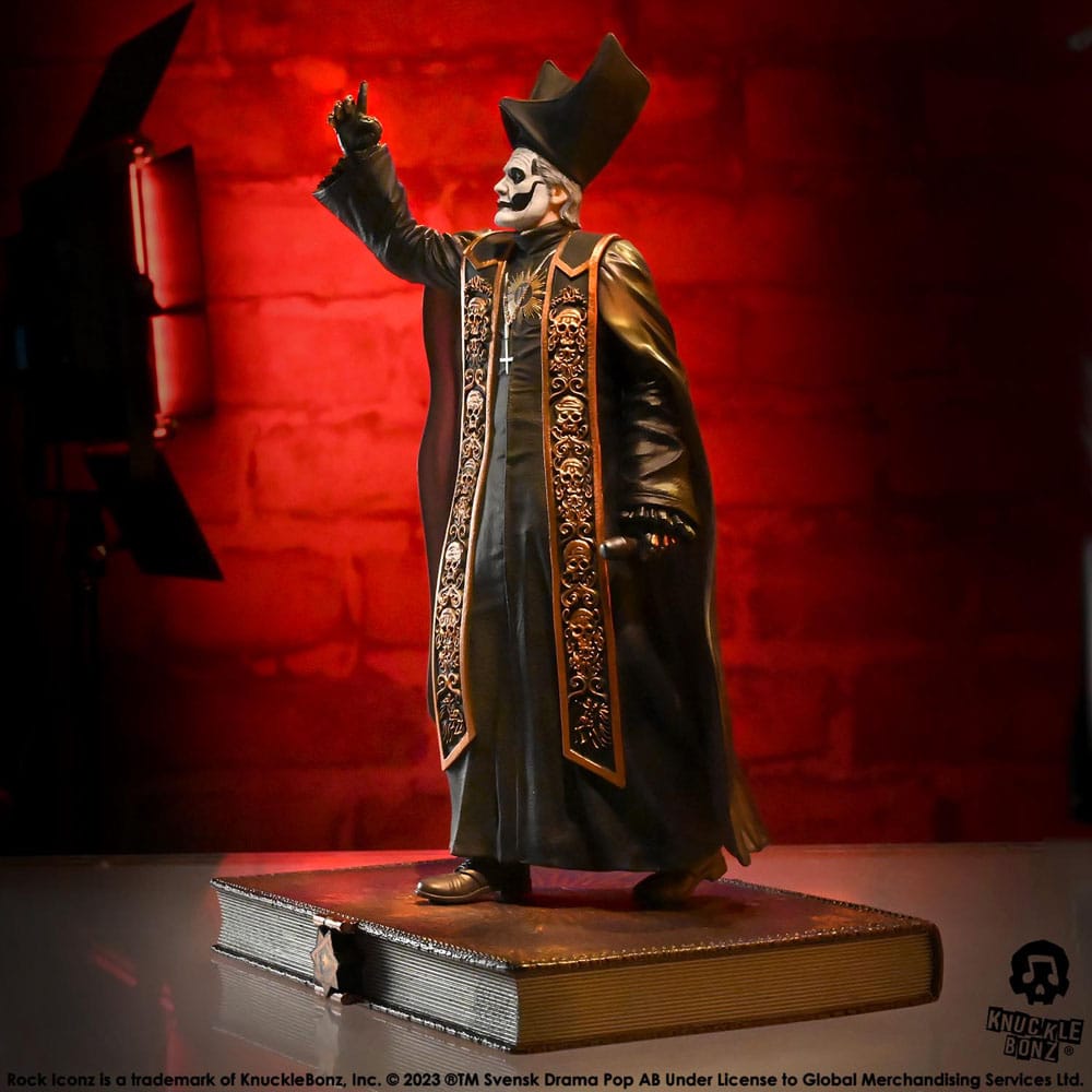 Papa Emeritus IV Statuette (Black Robes) - Rock Iconz 