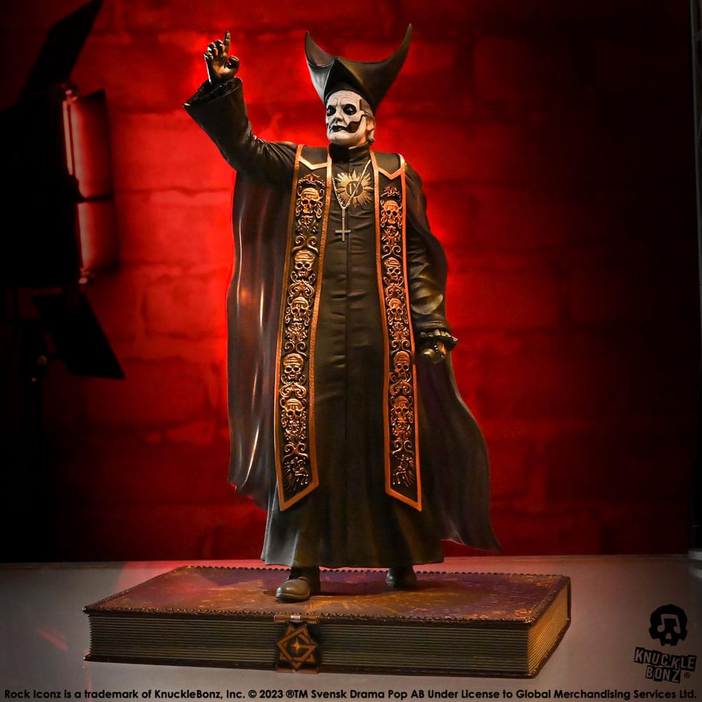 Papa Emeritus IV Statuette (Black Robes) - Rock Iconz 