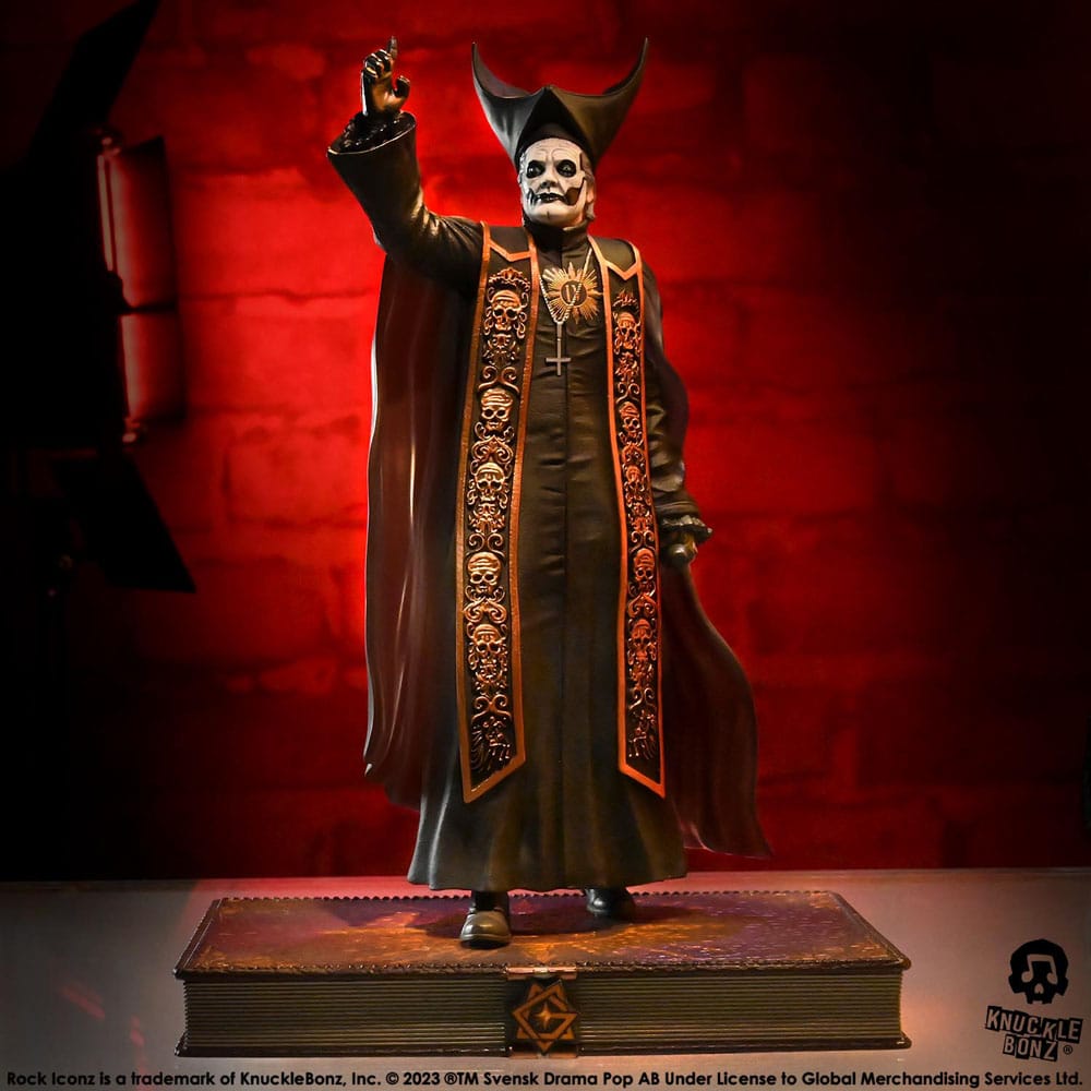 Papa Emeritus IV Statuette (Black Robes) - Rock Iconz 