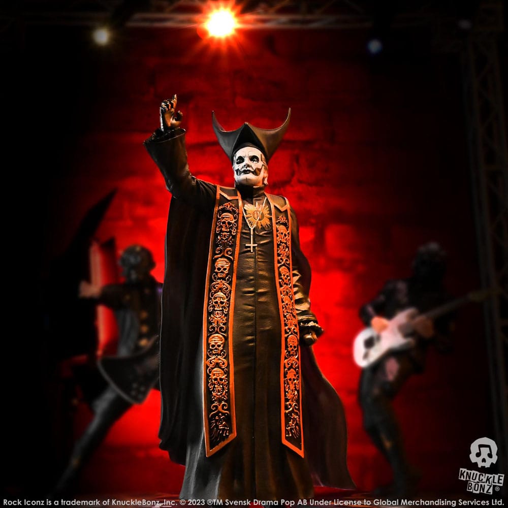 Papa Emeritus IV Statuette (Black Robes) - Rock Iconz 