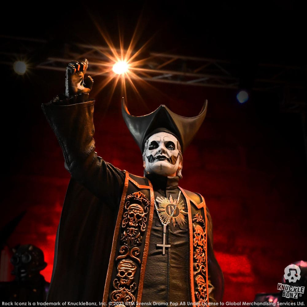 Papa Emeritus IV Statuette (Black Robes) - Rock Iconz 