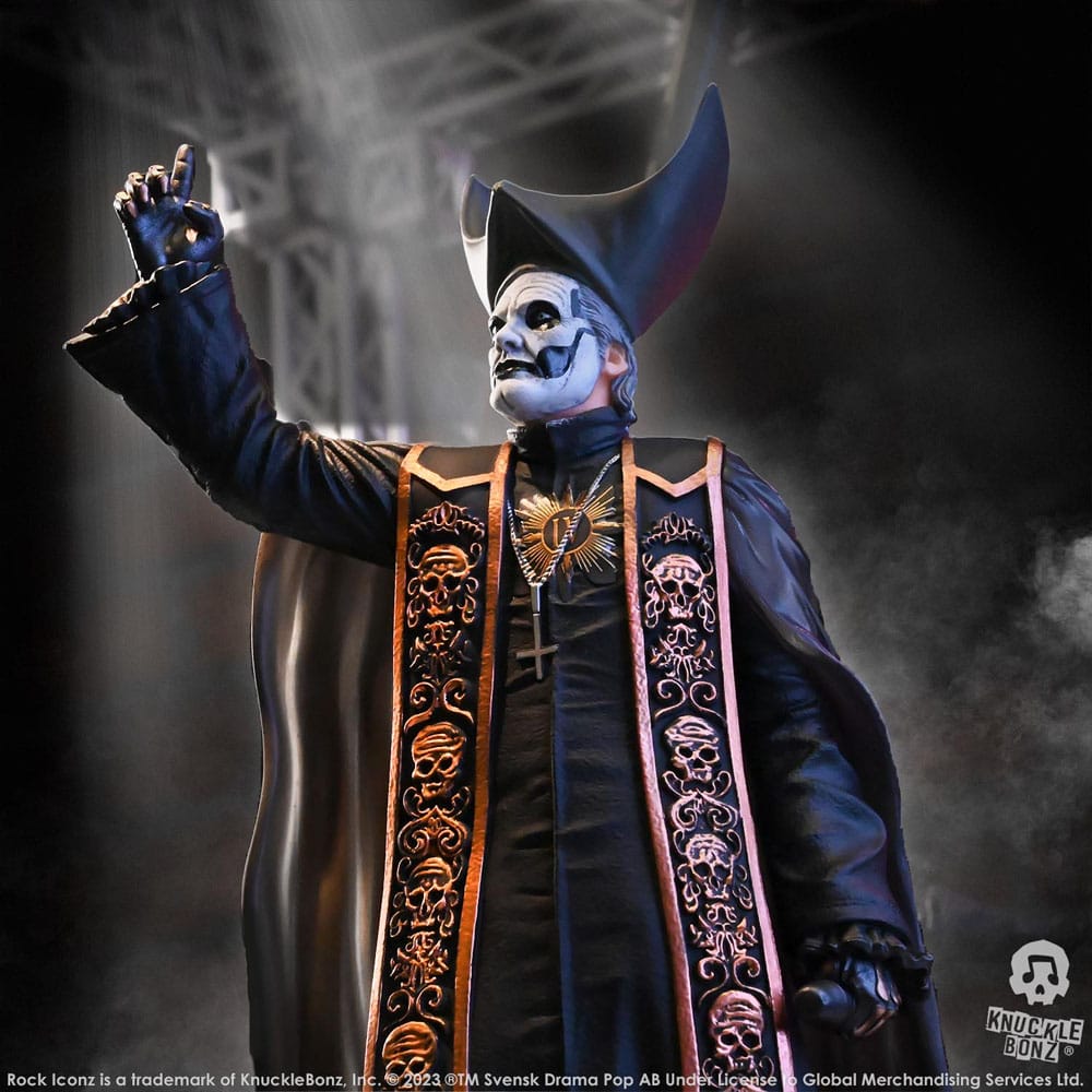 Papa Emeritus IV Statuette (Black Robes) - Rock Iconz 