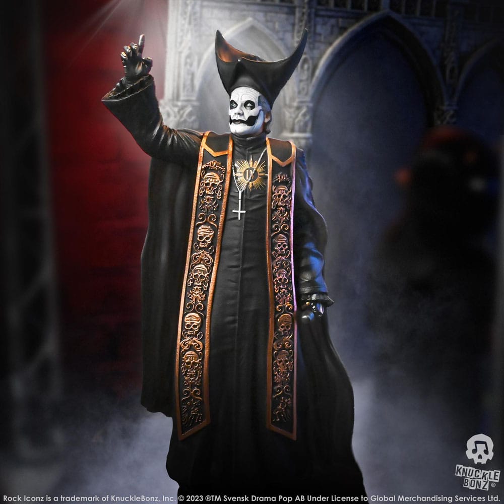 Papa Emeritus IV Statuette (Black Robes) - Rock Iconz 