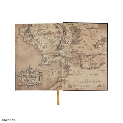 Lord of the Rings Notebook - Middle Earth Map