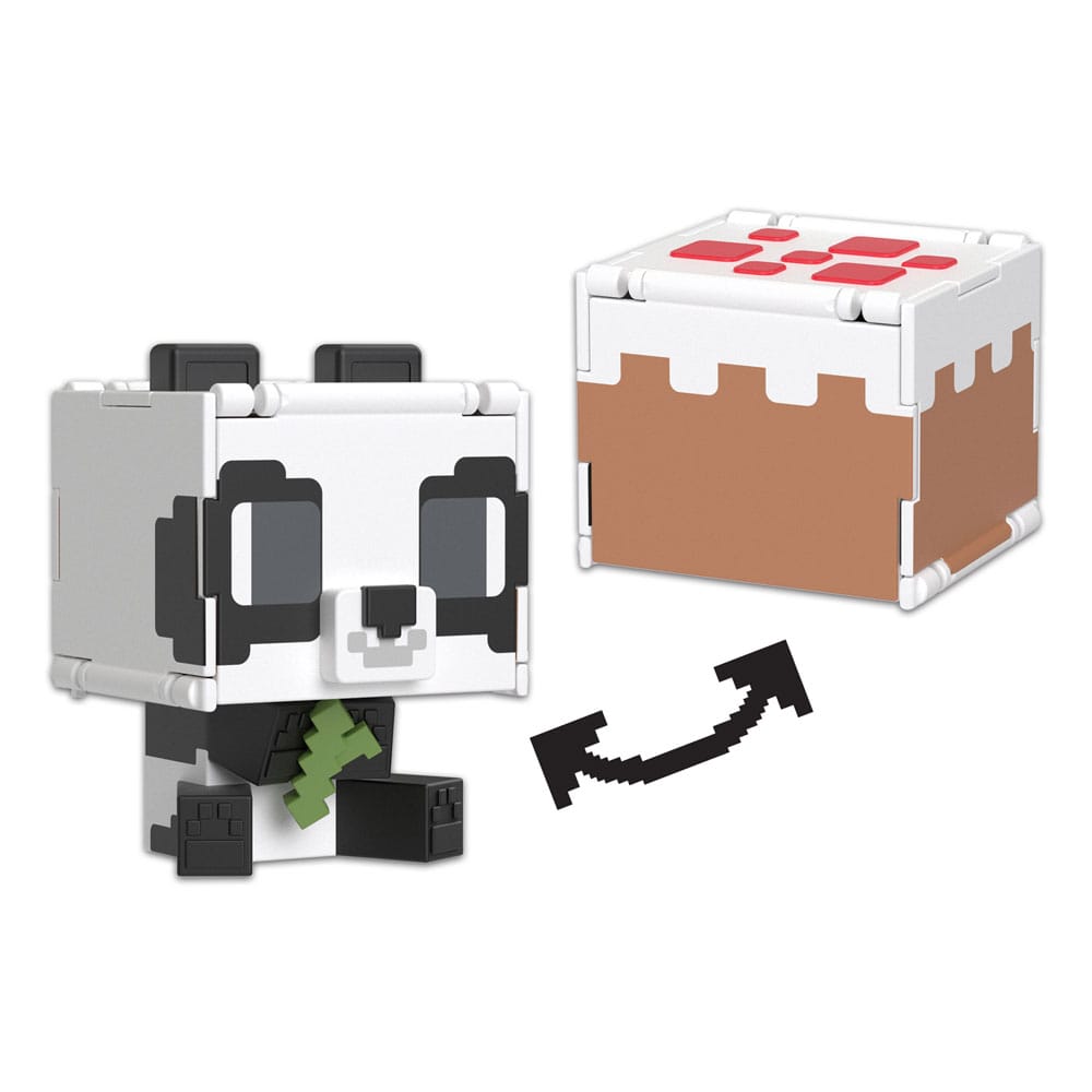 flippin figs minecraft panda gateau mattel