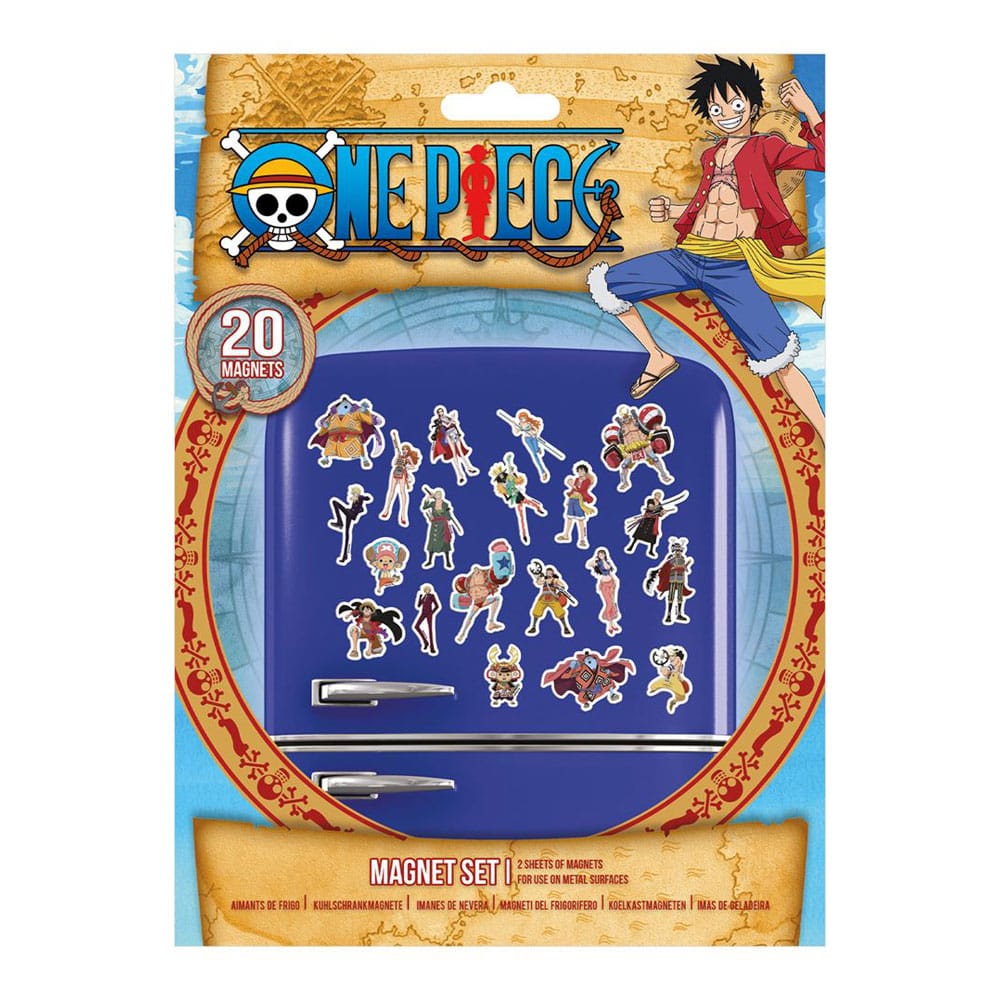 Set of 20 One Piece magnets - The Great Pirate Era 