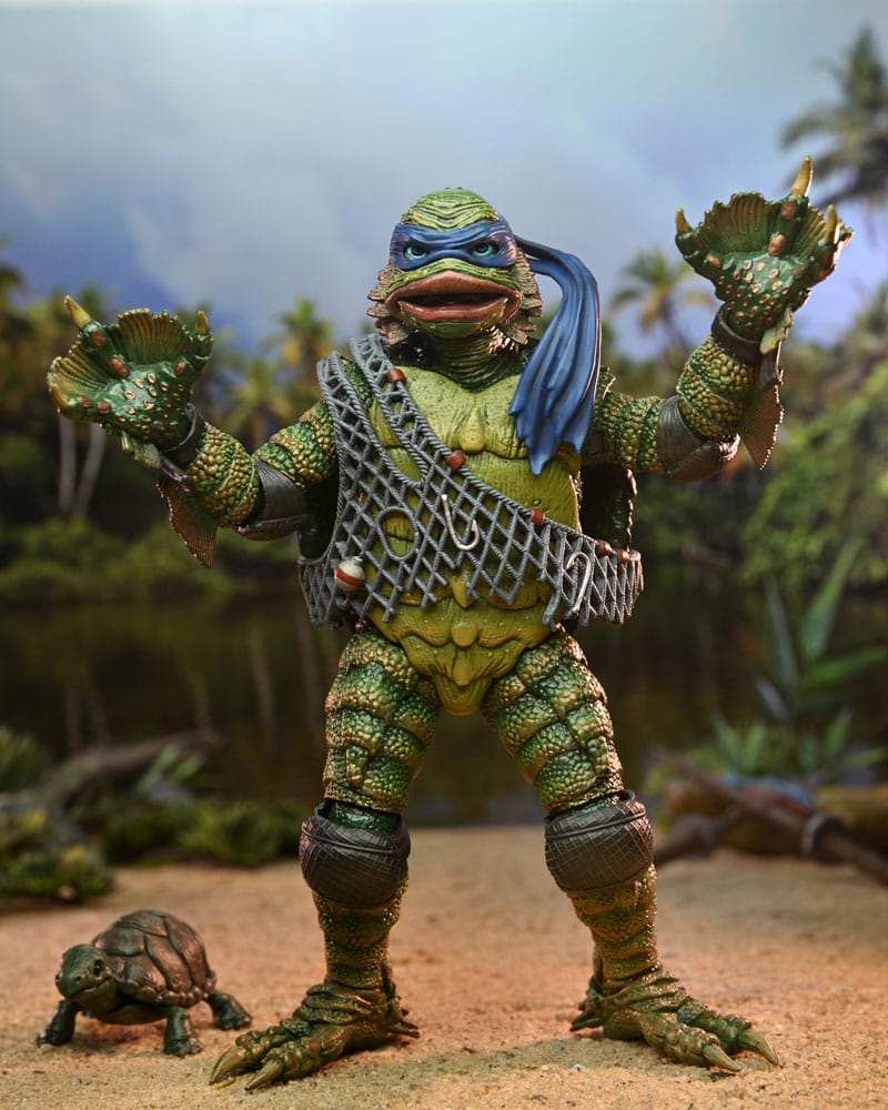 Leonardo as the Creature - Universal Monsters x Ninja Turtles 