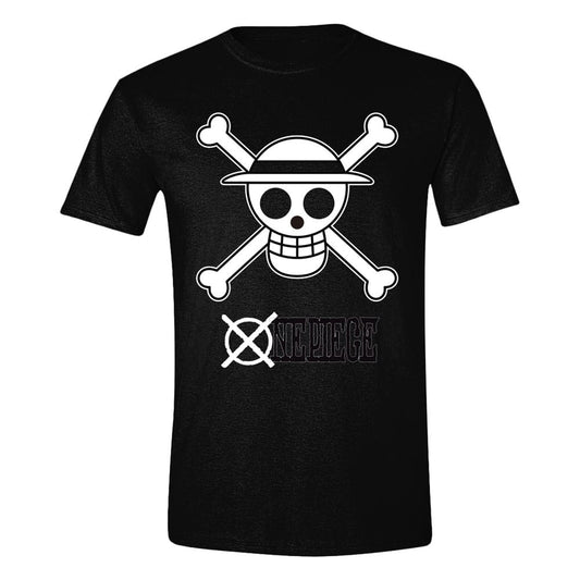 T-Shirt One Piece Skull Noir et Blanc