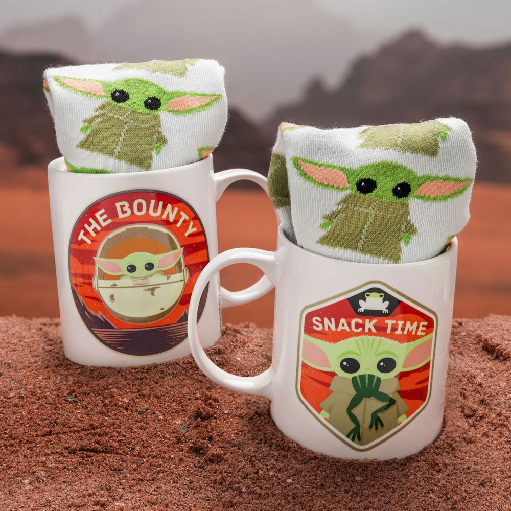 Das Mandalorian-Becher- und Socken-Set 