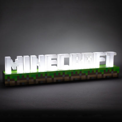 lampe minecraft logo paladone