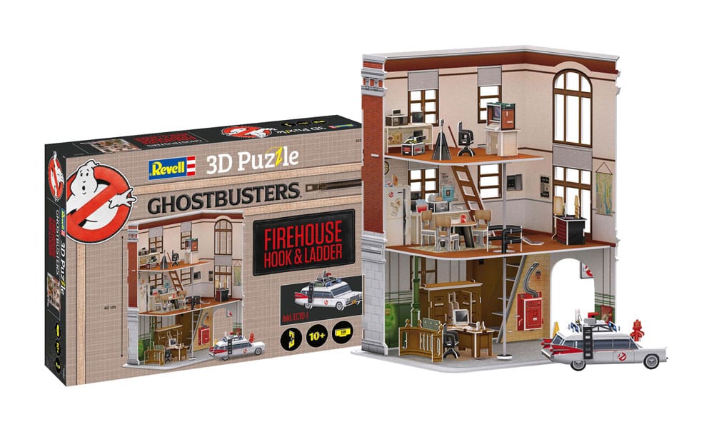 Puzzle 3D Ghostbusters - Firehouse Hook & Ladder