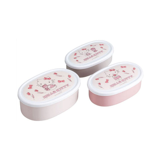 set de 3 bento box sanrio hello kitty kitty chan skater
